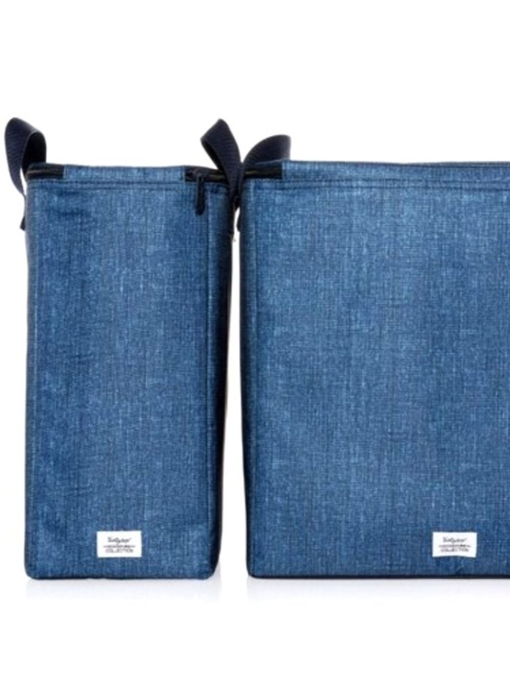 THIRTY ONE Double Chill Thermal Set in Blue Crosshatch NEW IN PACKAGING